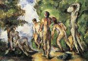 Paul Cezanne Cinq Baigneurs France oil painting artist